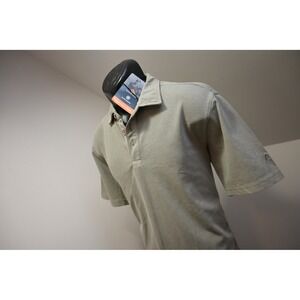 Ridgecut Polo Shirt Men Medium Olive Tan‎ Toughwear Short Sleeve Workwear New